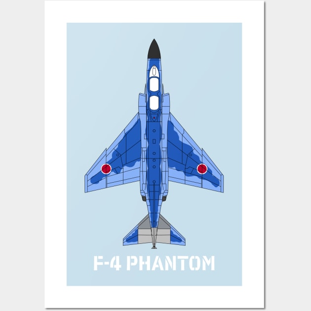 F-4 Phantom II (JASDF 1) Wall Art by BearCaveDesigns